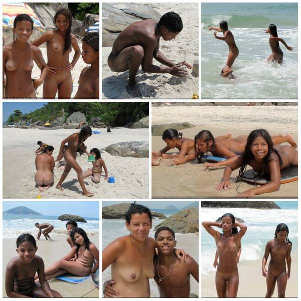 Family nudism pictures - tanned young nudists in Brazil Family nudism pictures - tanned young nudists in Brazil