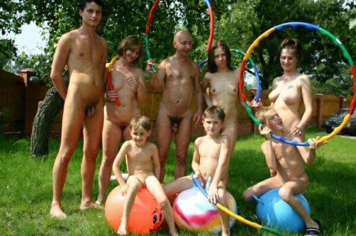 Family photo archive nudism at the summer cottage Family photo archive nudism at the summer cottage